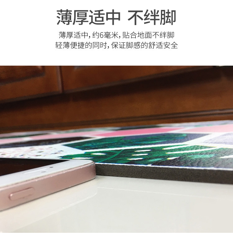 Thảm nhà bếp không thấm nước chống thấm thảm chống trượt hộ gia đình dải PVC thảm có thể được lau thảm sàn dầu chống thấm - Thảm sàn thảm lót nhà tắm chống trơn