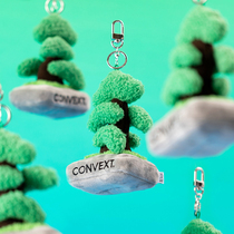 CONVEXT Xiegu XIETU mini pine bonsai plush doll keychain trend Art creative potted