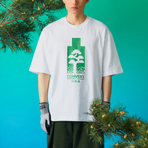 CONVEXT XIETU convex pixel pine print short sleeve tee shirt