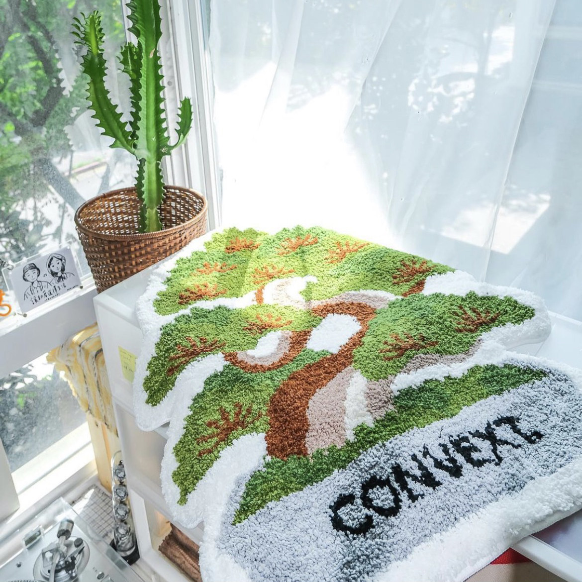 CONVEXT Xietu XIETU pine bonsai plush carpet home bedroom study living room carpet