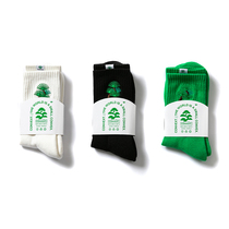 CONVEXT XIETU xiegu Xiaosong embroidery towel bottom pure cotton socks in socks trend men and women black and white short