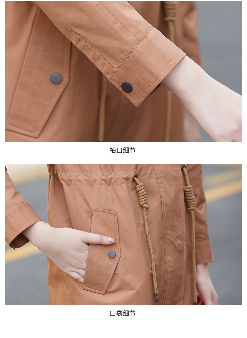 Trench pour femme en Coton en Coton - Ref 3225663 Image 28