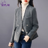 Осенняя куртка, весенний шерстяной костюм для отдыха, в стиле Шанель, подходит для подростков