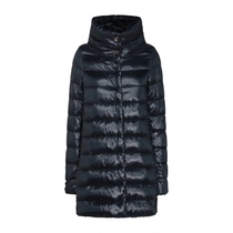 HERNO blue navy down jacket short coat for women