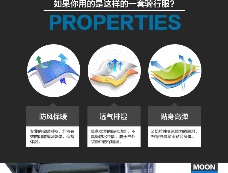 Tenue de cyclisme mixte MOON - Ref 2208922 Image 31