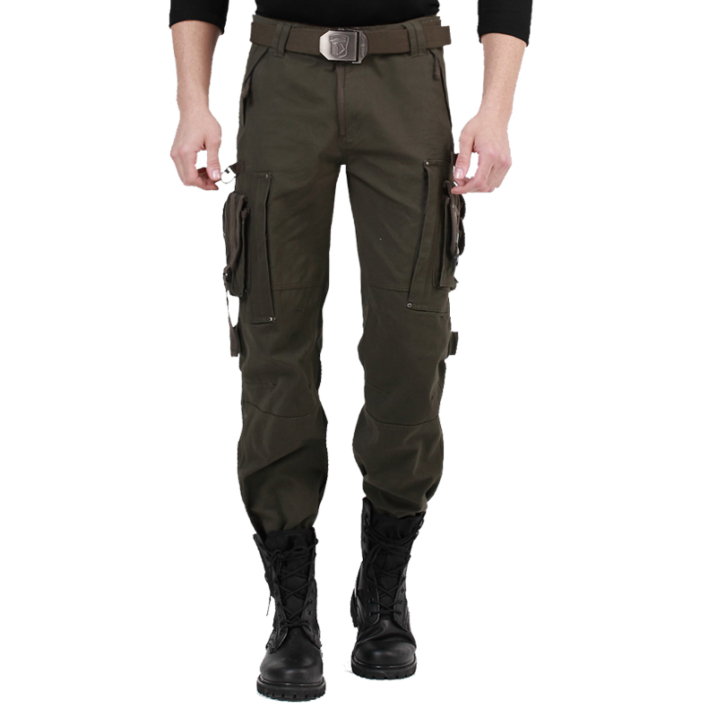 Outdoor field leisure hiking pants Men's Military fan pants camouflage multi-pocket personality tactical overalls men's and women's trousers
