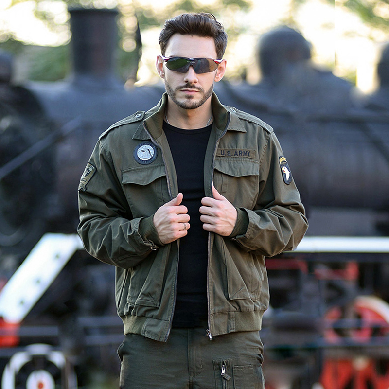 Outdoor camouflage uniform male training tactical tops military fans 101 airborne division flying overalls jacket jacket spring and autumn winter