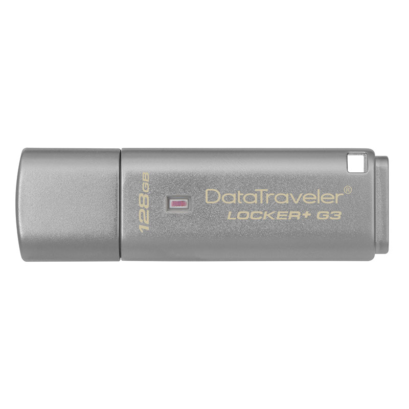 金士顿 DTLPG3 128Gu盘usb3.0硬件加密优盘 高速金属&cup;盘安全可靠