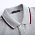Fort Lion Long 18 mùa hè mới ve áo nam thêu tay áo ngắn kinh doanh áo polo giản dị nam 210143100 áo cộc tay nam Polo