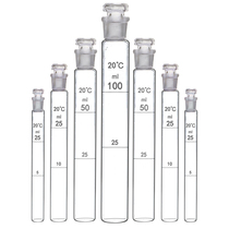 Glass colorimetric tube with stoppers 50ml 25ML 25ML 10ML100ML Nessler colorimetric tube glass colorimetric tube