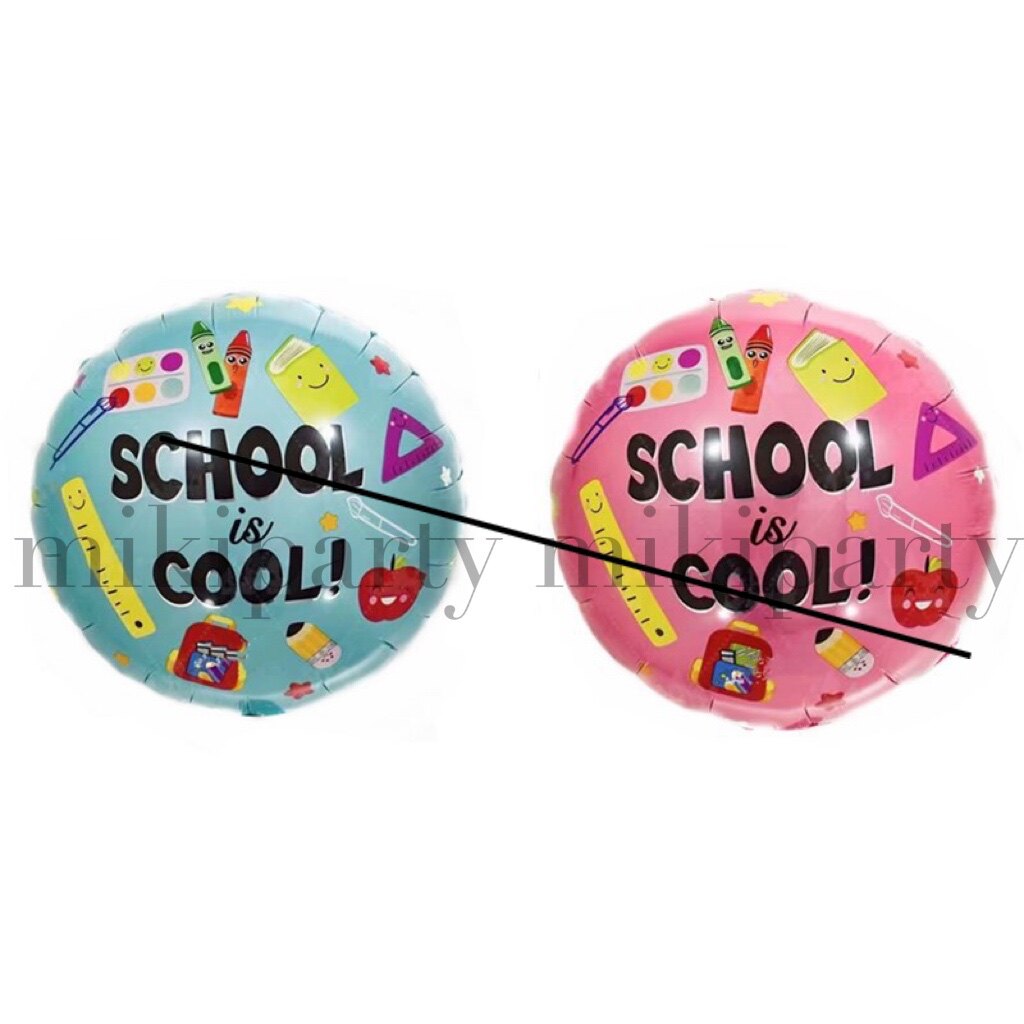 18 inch round stationery balloon school decoration cartoon balloon cartoon shape aluminum foil balloon Korea