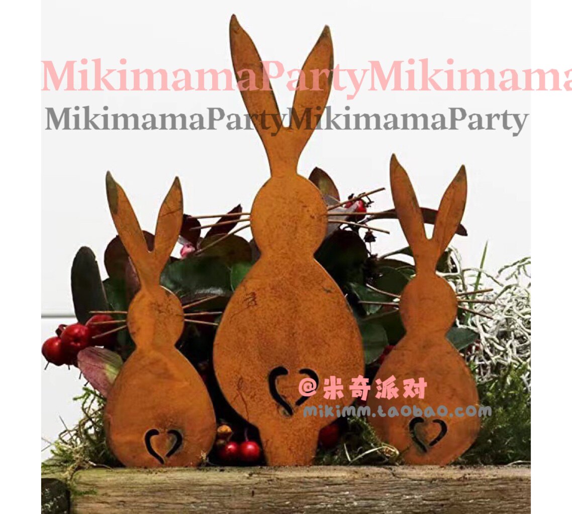 Gartenzaubereien Easter bunnies Easter bunny ornaments