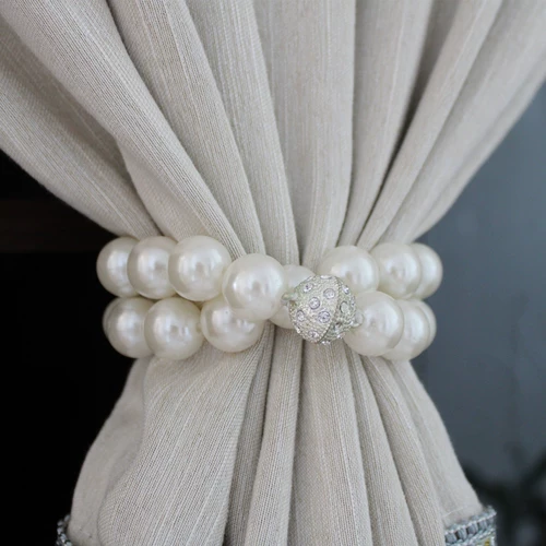 Ткань, ремень из жемчуга, корейская штора, европейский стиль, в американском стиле