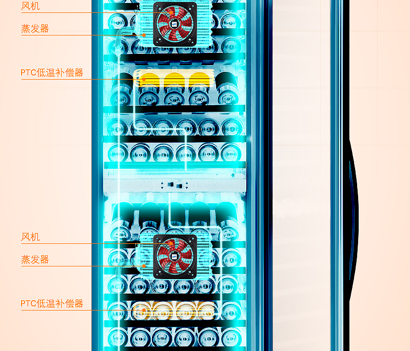 tủ rượu malloca Eremite ẩn dật nổi tiếng EM-108BK nhà bếp nhúng rượu làm mát tủ lạnh - Tủ rượu vang tủ rượu chung cư