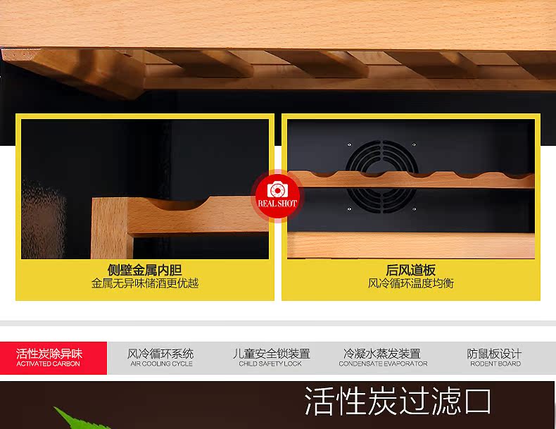 tủ rượu chung cư Eremite / reclusive fame EM-860S công suất lớn đôi cửa làm mát rượu vang nhiệt thép không gỉ tùy chỉnh tủ rượu giá đựng rượu