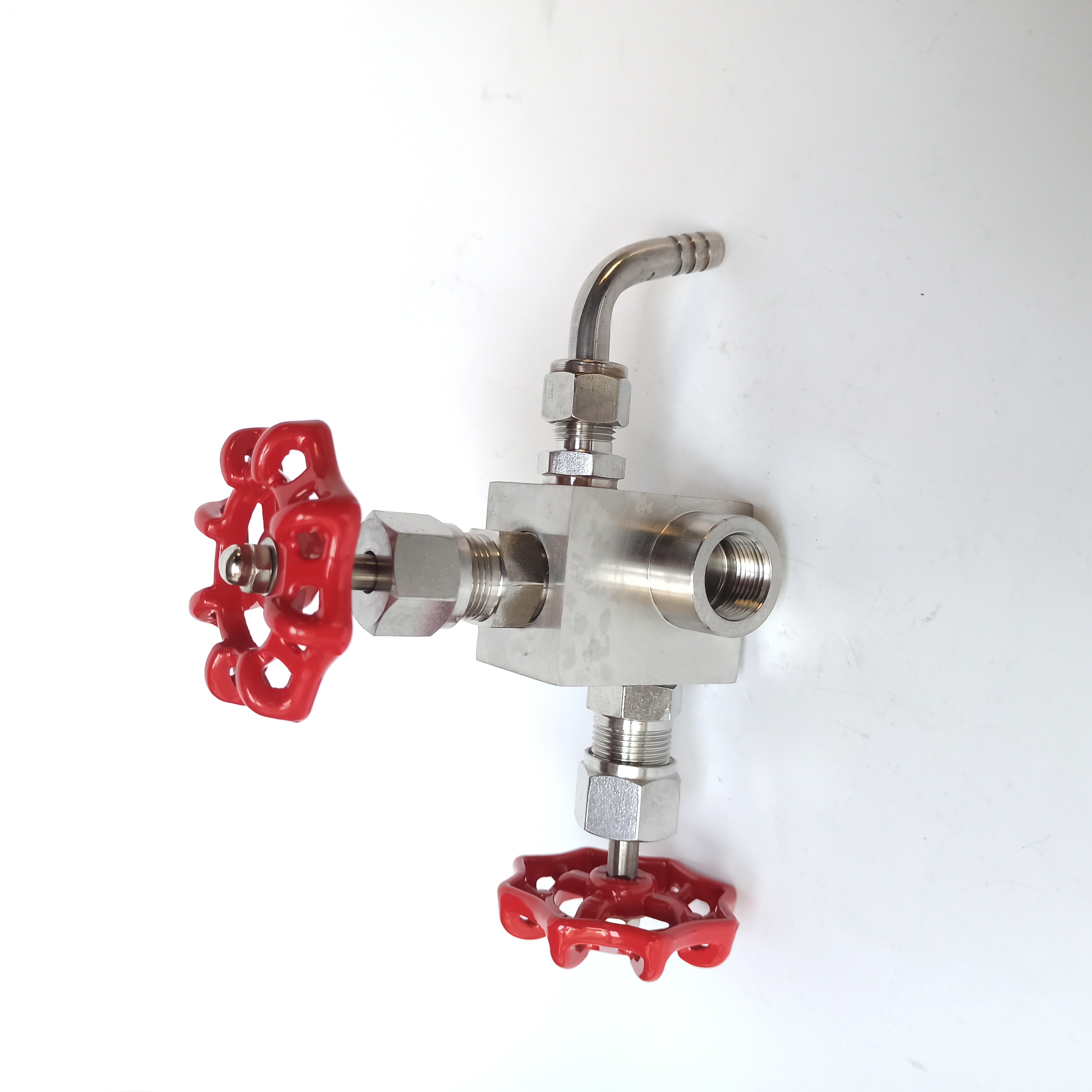 Stainless steel 304 316 high seal sampling valve GMJ14F H-160P three - way sampling stopping valve pressure watch