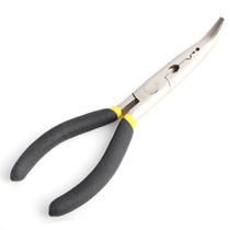 Luya pliers Fishing pliers Stainless steel multi-function hook pliers hook pliers wire cutting pliers Curved nose pliers Pointed nose elbow pliers