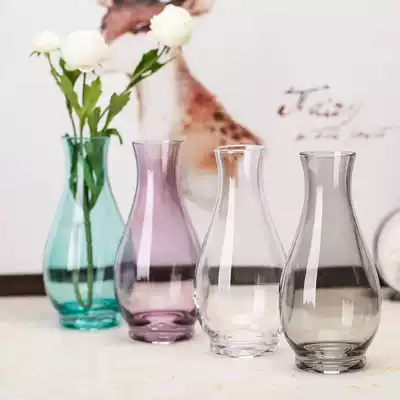 A flower vase Tail single Special offer Golden Ge hydroponic plant flower cultivation glass bottle Living room hydroponic flower mini