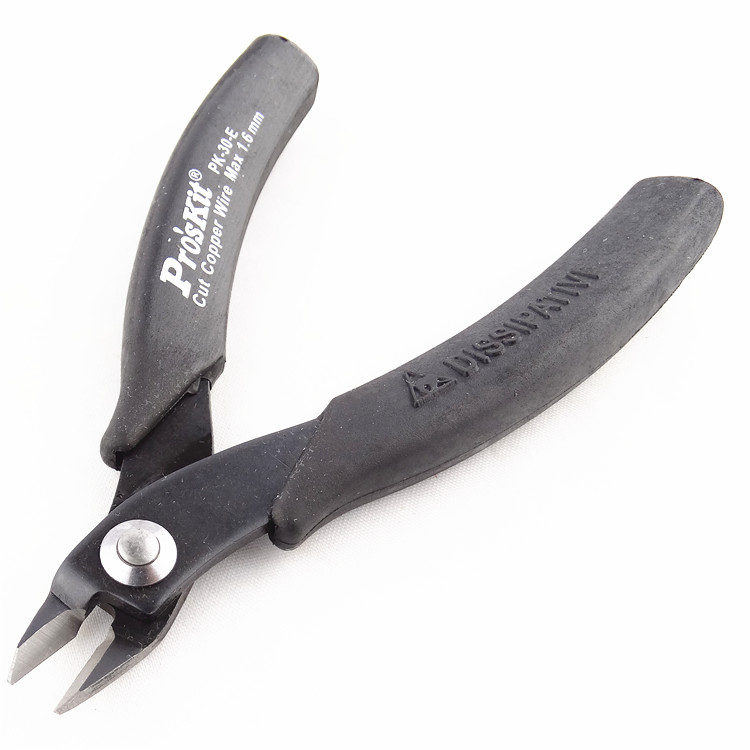 Taiwan Baoworkers 1PK-30-E Imports of Antistatic Ruyi and Thick Blades Diagonal-mouthfitter Oblique Mouth Pliers