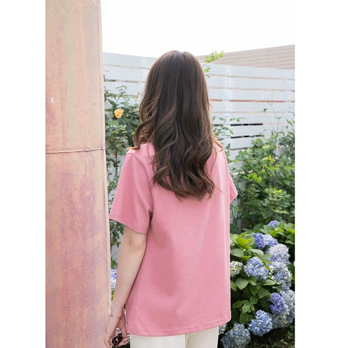 谜秀 Футболка, брендовая сексуальная летняя одежда, сезон 2021, городской стиль, в корейском стиле, короткий рукав