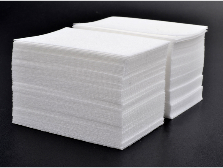 Dụng cụ làm móng Trang điểm dỡ bông Khăn móng tay dày cứng sơn móng tay cao su bọc vải cotton dùng một lần - Công cụ Nail dụng cụ làm nail tại nhà
