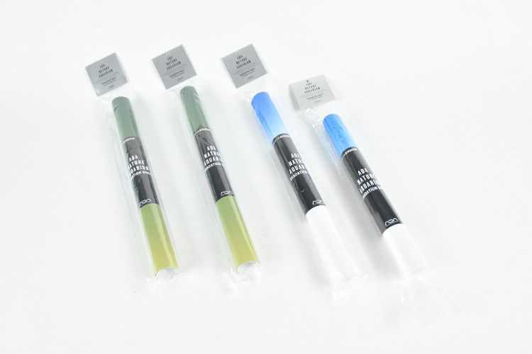 ADA Huaqi aquatic plant fish tank electrostatic adsorption film background film Projection lamp film Blue gradient SF