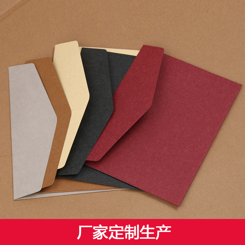 European high-grade vintage bronzing No 7 envelope Fire paint seal special business invitation custom Valentine's Day envelope