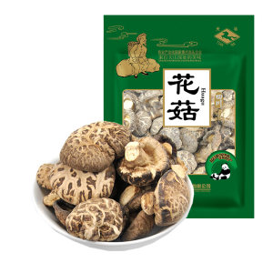 川珍旗舰店椴木花菇干货200g袋装香菇蘑菇食用菌菇农家青川特产