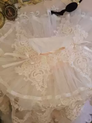 Fold light luxury cute French retro nail beads light luxury lace laceshabby household car extraction toilet paper towel set