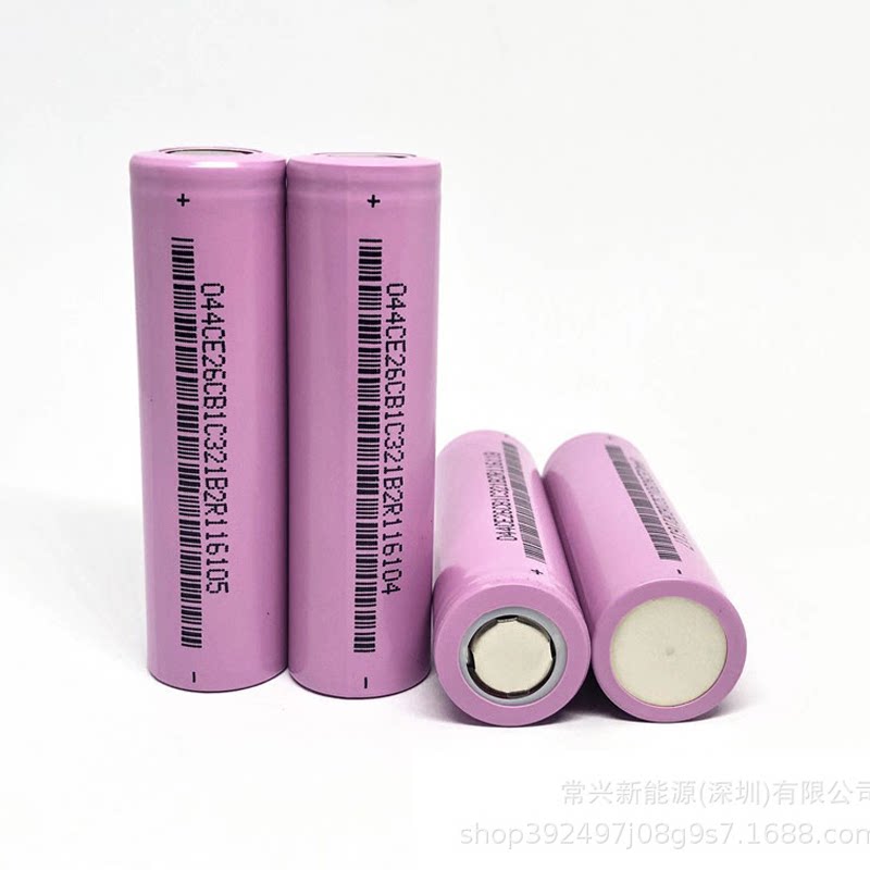 Lithium battery 18650 3 7V 7V 2200 2600 3400 3400 3400 scooter flashlight sweep robot