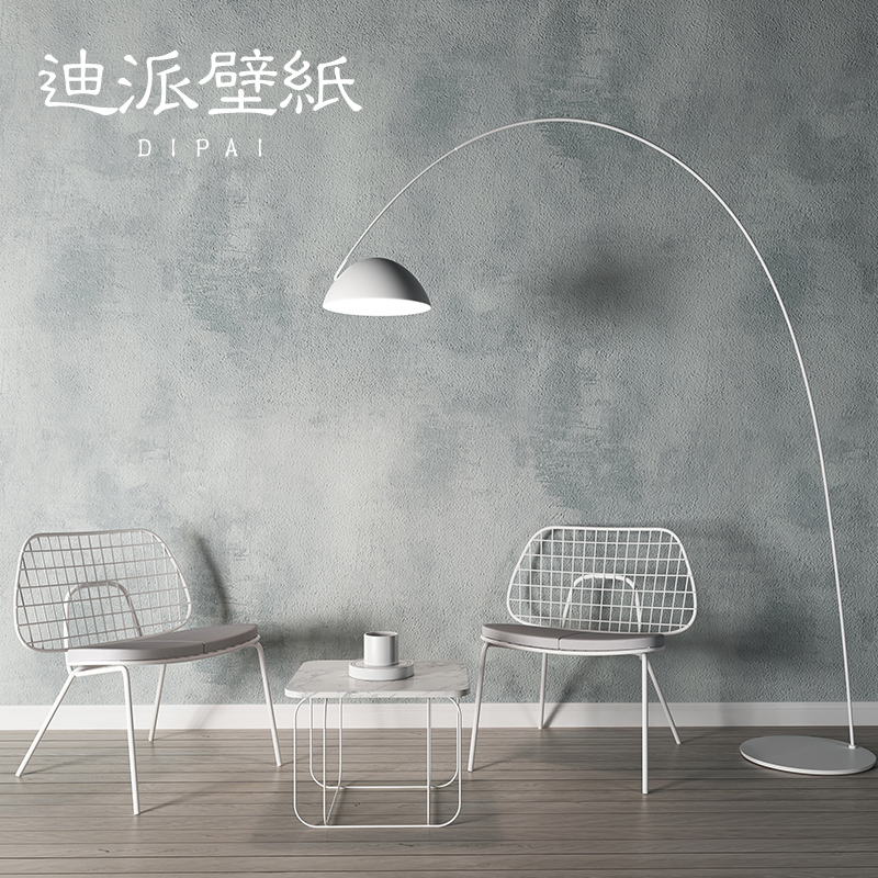 Nordic style modern simple plain color cement gray wallpaper Bedroom living room retro industrial style wallpaper Home