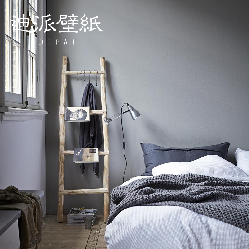 dipai retro pure colour plain coloured cement grey wallpaper dining room Industrial wind wallpaper Home living room Bedroom Nordic