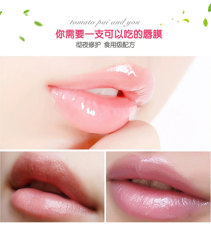 Tomato pie lip film faded mẫu môi hydrating đến da chết dưỡng ẩm cho môi dưỡng môi