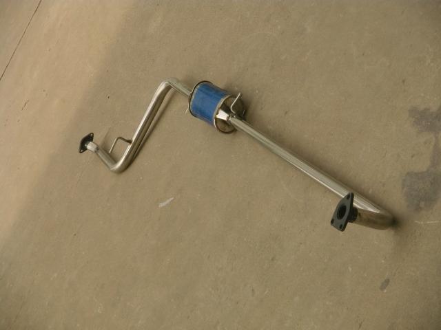 Xiali front middle section integrated lengthened muffler exhaust pipe muffler three-hole middle section two-hole middle section