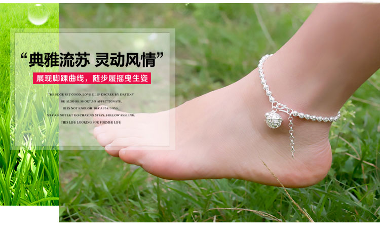 Bracelet de cheville Femme OTHER   en Argenterie - Ref 3101480 Image 7