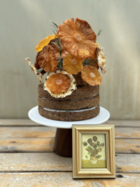 (Scheduled for one week) IROSKA Van Gogh’s Sunflower Horse Cake 6-inch Horse Birthday Cake No