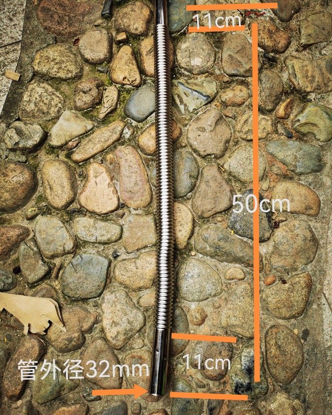 304 corrugated pipe custom straight pipe 32mm