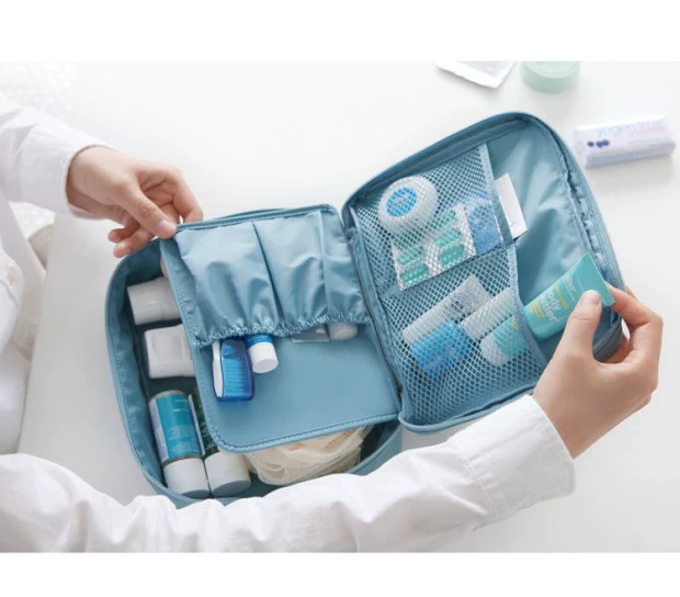 Túi du lịch Hàn Quốc đặt túi nam và nữ xách tay không thấm nước túi mỹ phẩm du lịch kinh doanh thiết yếu túi lưu trữ - Rửa sạch / Chăm sóc vật tư