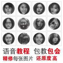 Shake sound with the same fire shadow nail winding painting character custom hand winding painting decorative gift diy material package