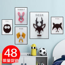 Wind string silk painting Nail winding painting DIY handmade material package Yarn winding animal creative decorative painting