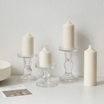 ins aromatherapy white pointed column thick candle wedding souvenirs home furnishings bed and breakfast proposal wedding niche