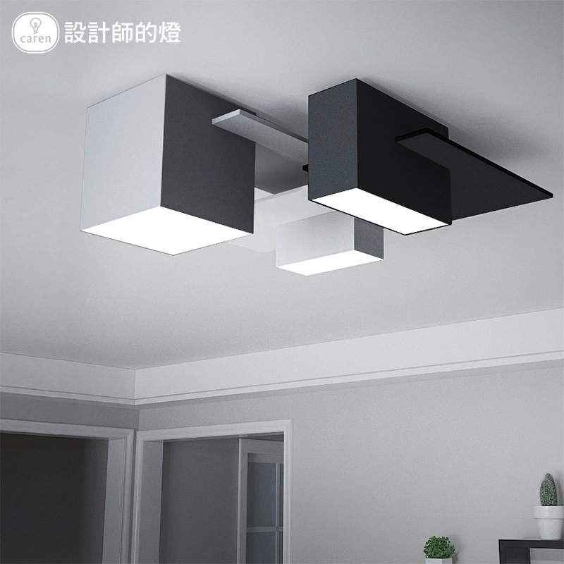 Designer's lamp Modern minimalist Living room Lamp Home Dining Room Lighting Atmosphere Extremely Simple Room City Suction lights