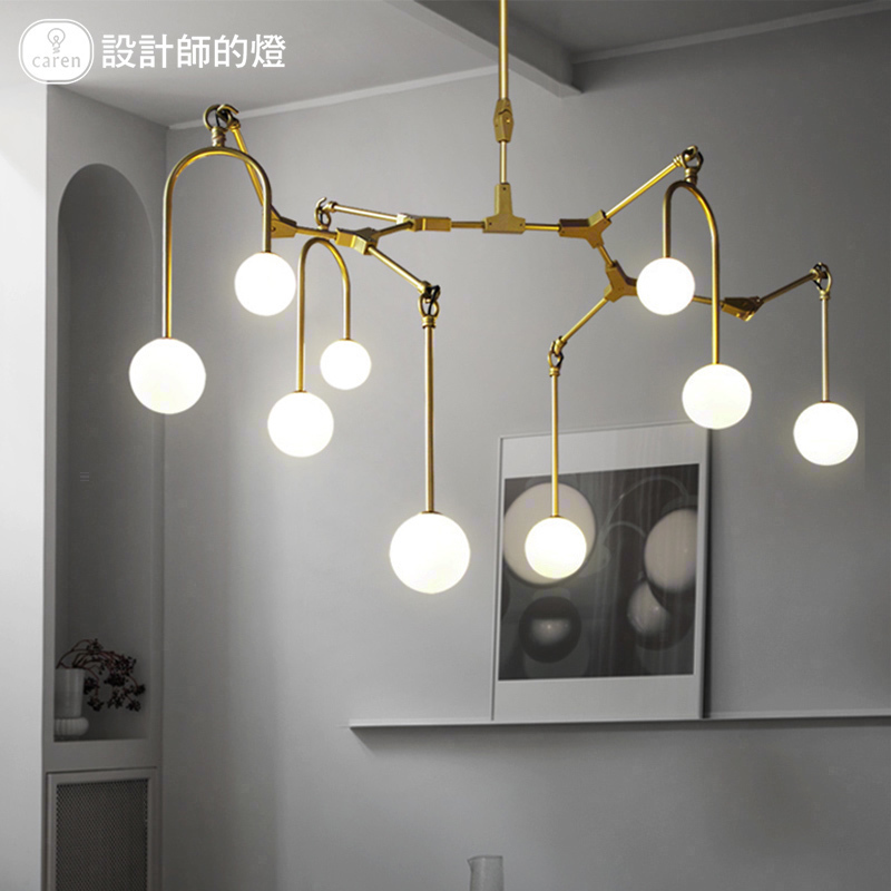 Designer's lamp Nordic minimalist postmodern light lavish living-room lamps retro creative dining room bedroom willow chandeliers