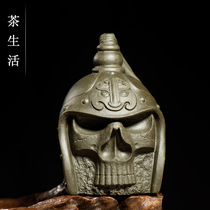 Tea Spotting Piece Boutique Purple Sand Breezable Soul Sculpture Battle Soul Tea Tray Home Decoration Pint Purple Sand Fine Gift