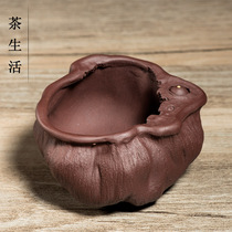 Purple sand lotus seed Master Cup tea cup small cup tea cup Jianzhan interesting Lotus sculpture tea cup purple sand pot accessories