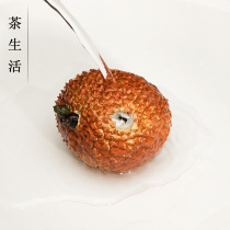 Tea Spotting Piece Boutique Purple Sand can raise a Benvaney Sculpture Lychee Ant Boutique Purple Sand Instrumental Home Decoration