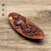 tea favor decoration boutique purple brave sculpture get-rich-quick lucky hand piece tray counter home small ornaments