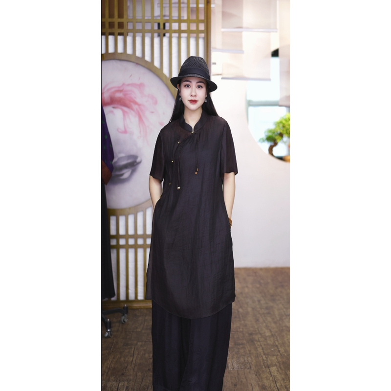 [French Xiaoyu] Temperament Retro ~ Aodai Top 6603