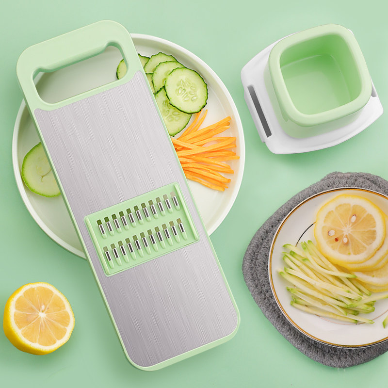Potato shredded shredder household grater multi-function wiper slicer lemon slicer stainless steel vegetable cutter