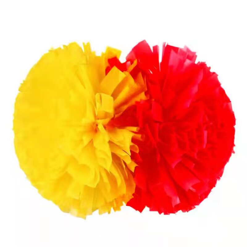 Two-color cheerleading flower ball cheerleading hand flower sports meeting fitness dance props large class professional game handle model